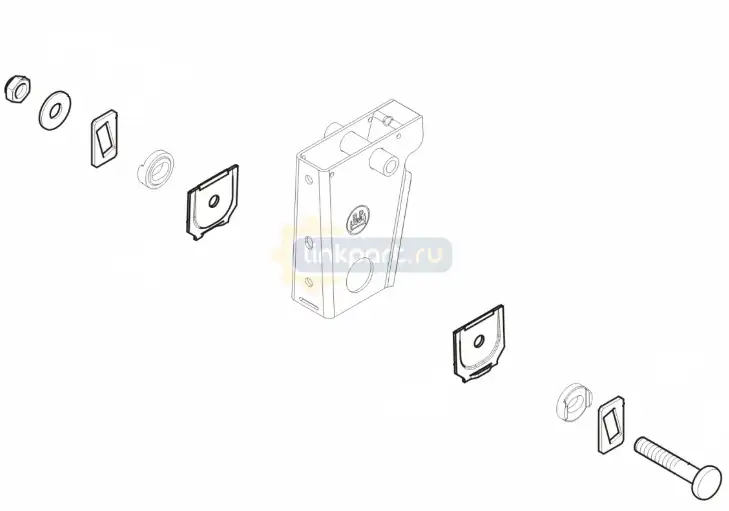 РМК крепления полурессоры BPW (70mm) М30*60*72 05.857.00.18.0