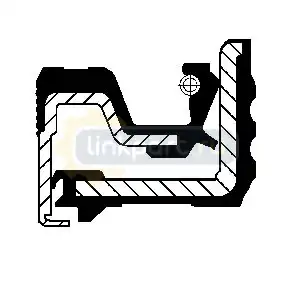 Сальник хвостовика редуктора IVECO Daily 65*100*14 12015510B