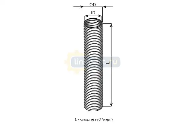 Гофра ID 111,0 mm L=330 mm (нерж) 49133