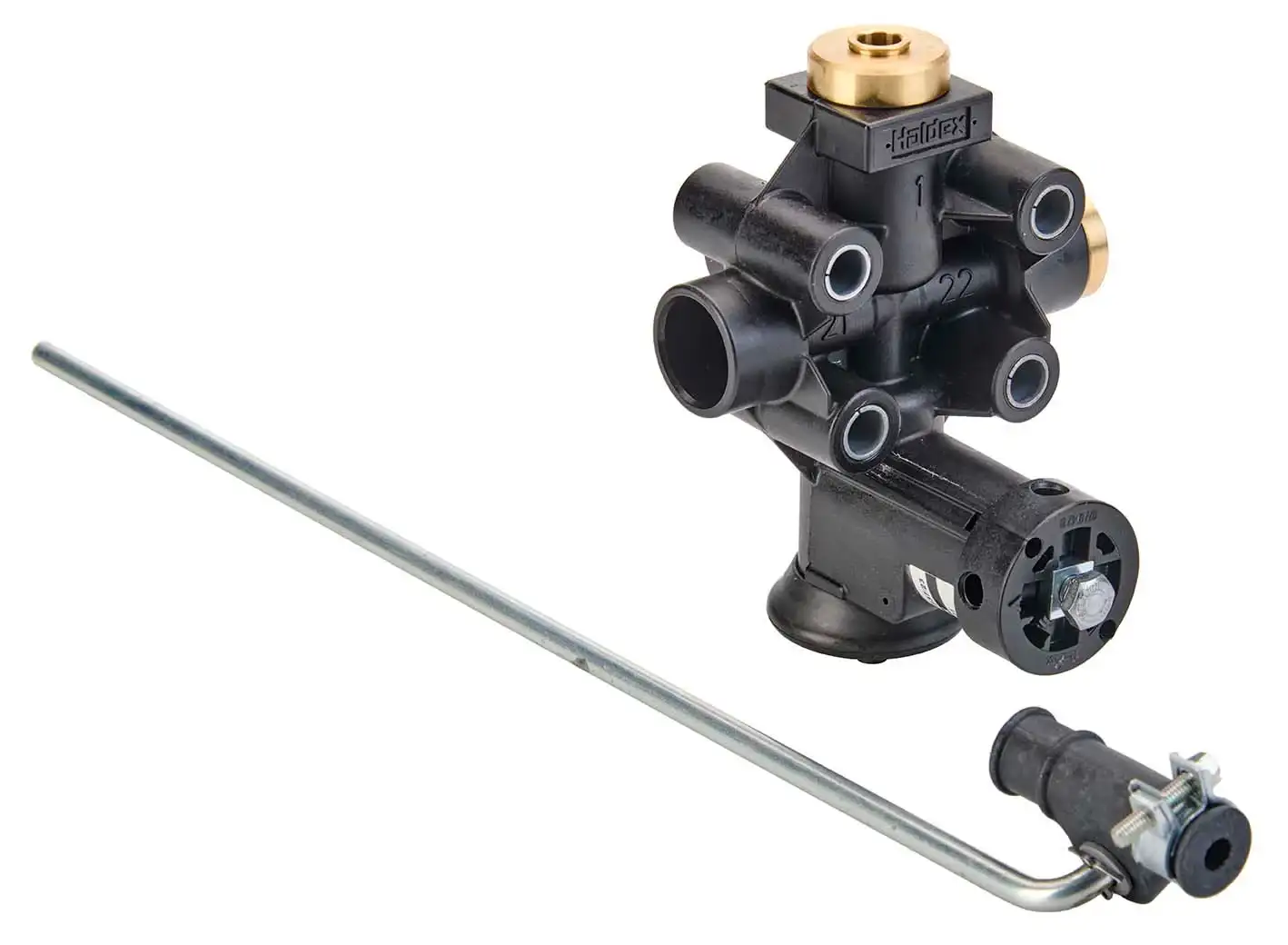 Кран уровня пола 2 порта (быстросъёмы) прицепной 612057001