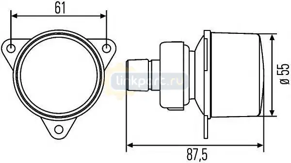 Фонарь указателя поворота 2PF 008 221-017