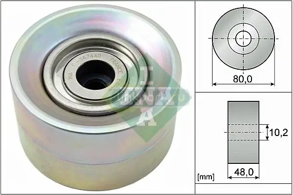 Ролик натяжителя ремня MB/КАМАЗ-5490 OM 457 532 0410 20