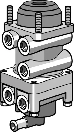 Кран тормозной ножной II16538