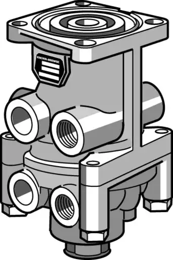 Кран тормозной ножной II36045