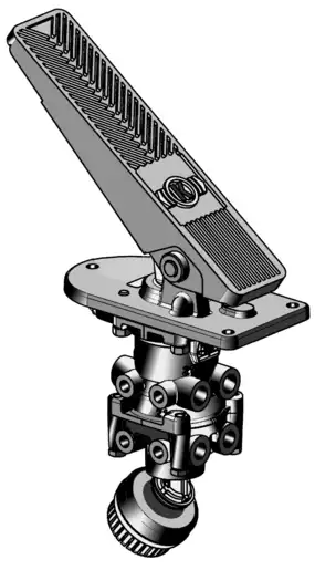 Кран тормозной ножной II36092