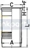 Поршневая в сборе d125 Cursor 10 F3AE0681B/D/E Euro 3 Iveco EuroTech/Star/Stralis AS/AT 40 339 960