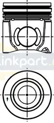 Поршнекомплект d102.00 F4 AE 0481 Iveco EuroCargo Tector 40 352 600