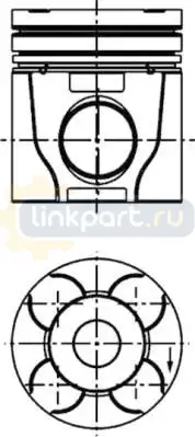 Поршневая в сборе d144 D16A/B Volvo FH16 40 610 960