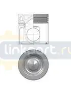 Поршнекомплект Scania DSC/DC12,16   DT 12 40 670 600