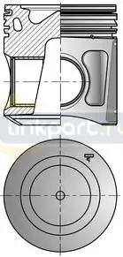 Поршнекомплект d125 STD F3AE3681 Cursor 10 Euro IV/V Iveco Stralis AD/AT/AS 41 478 600