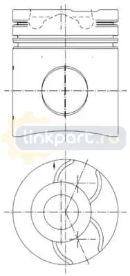 Поршневая в сборе d120.65 TD103ES Volvo F,FL10 99 750 960