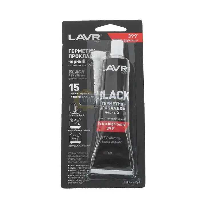 Герметик-прокладка 85g черный высокотемпературный Blac Ln1738
