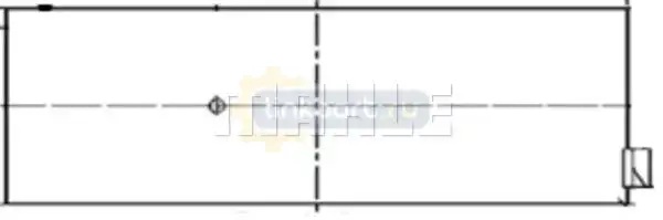 Вкладыши шатунные SPUTTER 31mm MB OM402 - 446, MAN (на 1 шейку)     0,5 001 PL 10266 050