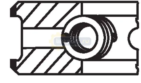 Кольца поршневые d130 STD 3*3*4, ком-кт на 1 цил. OM501/502 Euro 4/5 MB Actros II BlueTec 005 26 N0