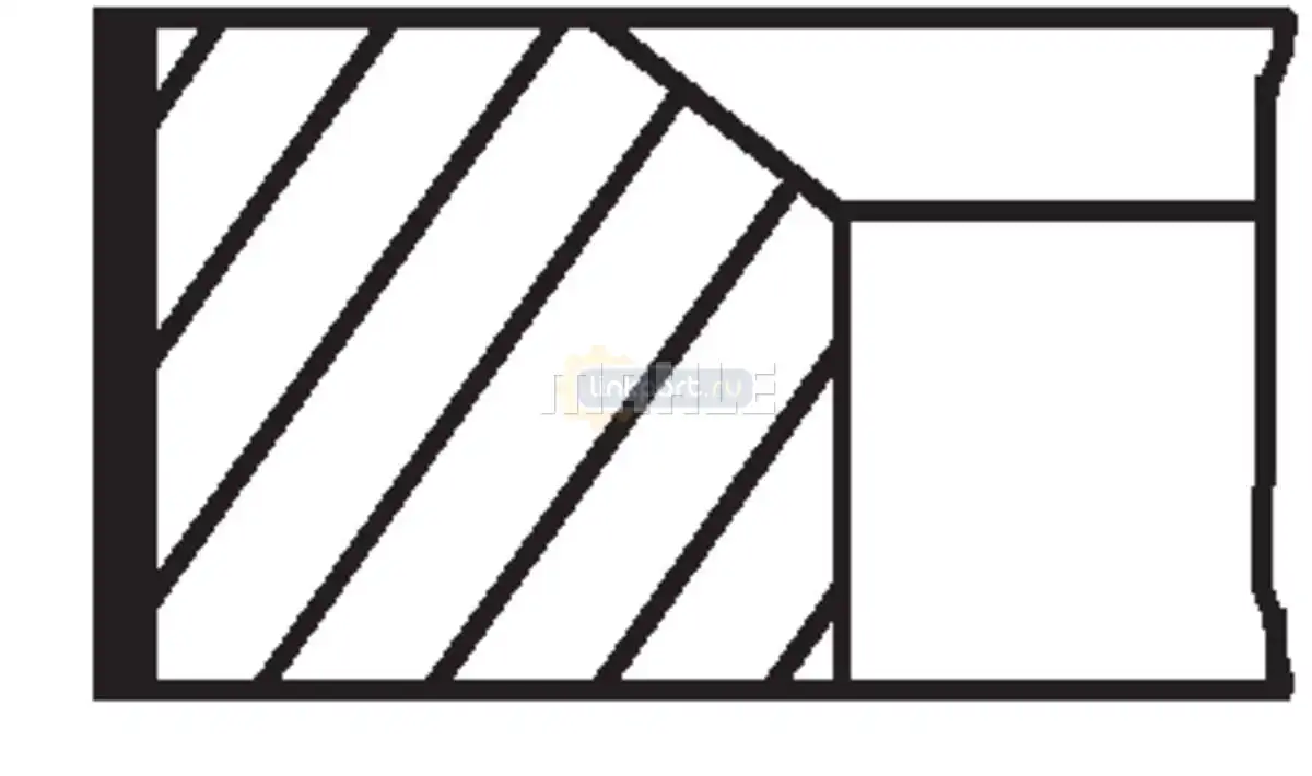 Кольца поршневые d130.175 3.5*3.16*4.75 STD, ком-кт на 1 цил. TD123 Volvo F12 037 99 N0