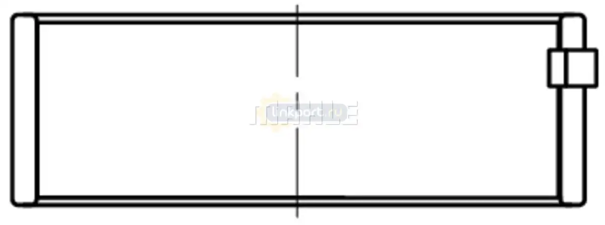Вкладыши шатунные ДВС MAN STD пара 227 PL 21660 000