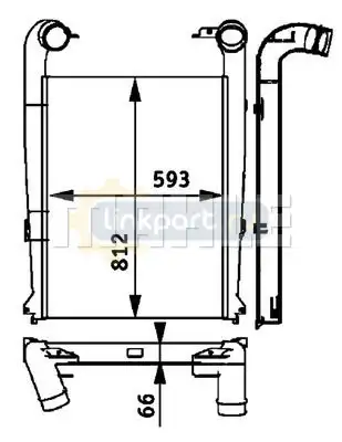 Интеркулер PREMIUM (00-) 420 dCi CI 112 000P