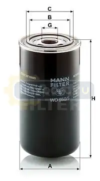 Фильтр масляный WD 950/5