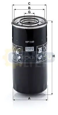 Масляный фильтр WP 1169