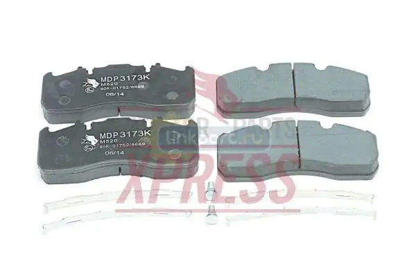 Колодки тормозные 29173/29203 216,2*97*29,2 RVI Magnum/Premium Volvo MDP3173K