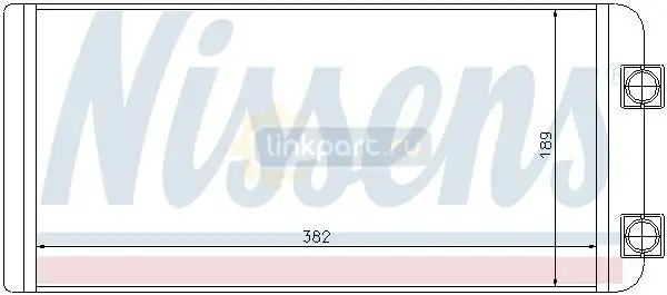 Радиатор отопителя 382*189*40 Volvo FH12 73643