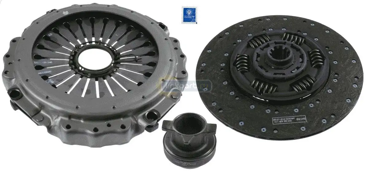 Комплект сцепления  MAN TGA 460-510 kW D2876 LF04-5 (03/00-), ZF16S181/221/22/52 3400 700 402