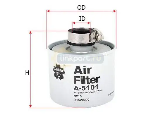 Фильтр воздушный A-5101