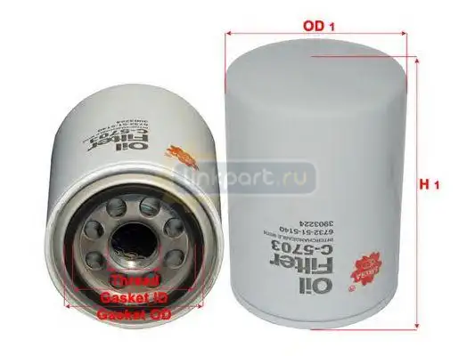 Фильтр масляный C-5703