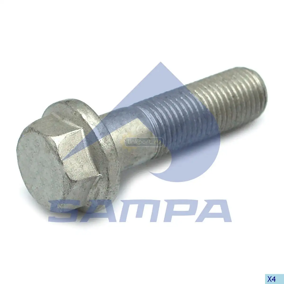 Болт M14*1,5* 50 MAN карданного вала 020.146