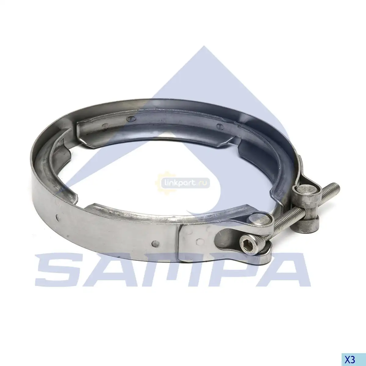 Хомут глушителя трубы VOLVO 0302369