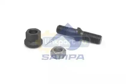 Шпилька колесная К-КТ с гайками BPW 0980613300 M22*2/M22*2 L=111/57/49 070.725