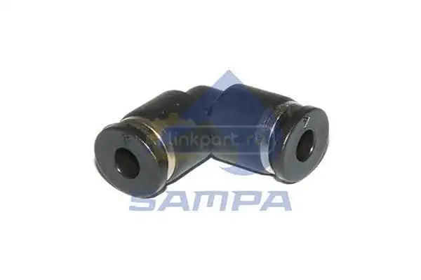 Фитинг соединитель пластиковый угловой  90° OD: 4 mm 094.417