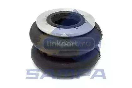 Пневморессора двойной сильфон со стопорным кольцом и ободом 620N BPW,Iveco SP 55250-2F01-H