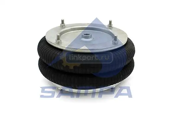 Пневморессора двойной сильфон; (4 шп. возд. , 4 шп.); возд. в центре 300x199 GIGANT SP 55300-2F