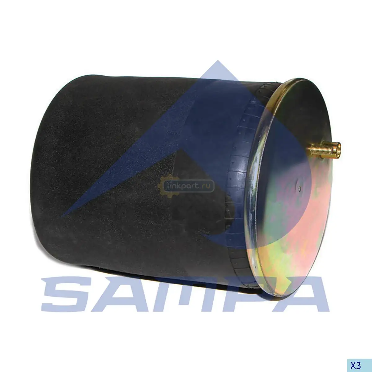 Подушка воздушная MAN TGA со стаканом (1 шп.  штуц./1 отв.) SP 554916-K