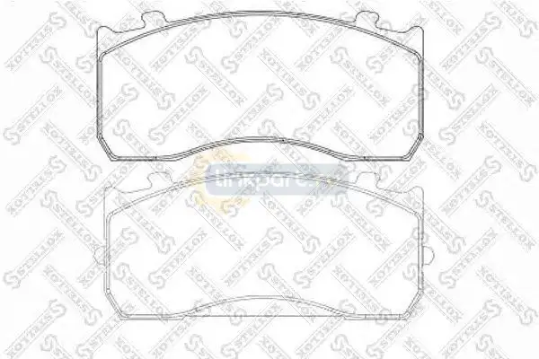 Колодки тормозные дисковые KNORR SB/SN5 85-11420-SX