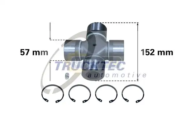 Крестовина вала карданного  57*152.5 MB/DAF 01.34.014