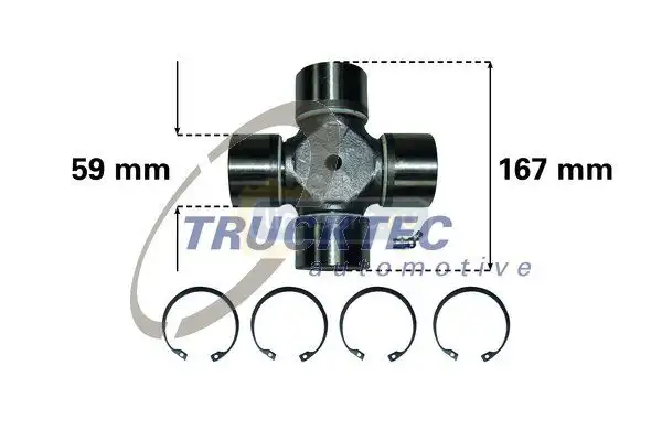 Крестовина вала карданного IVECO 42533785 VOLVO 1651237 03.34.012