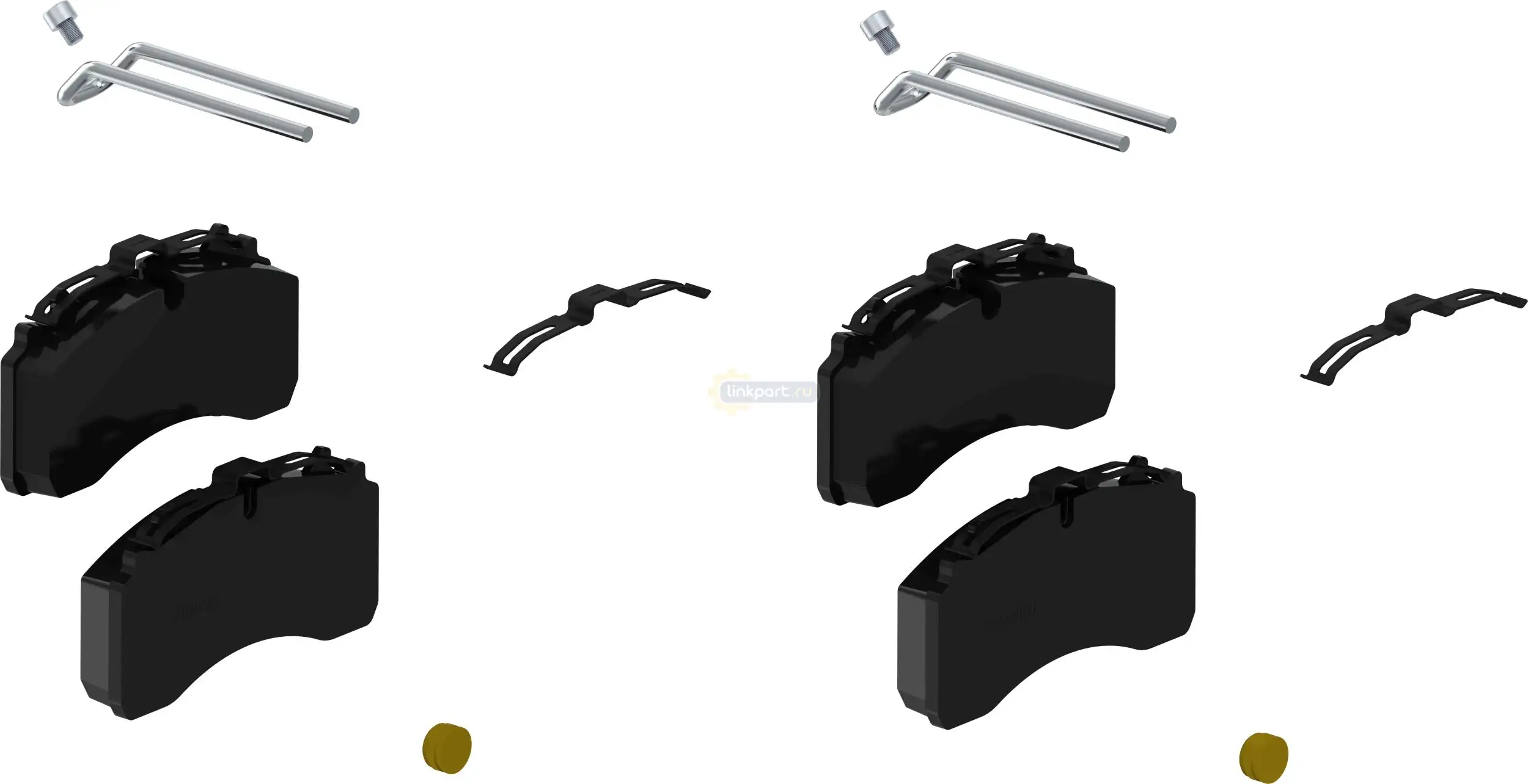 Колодки дисковые Wabco MAX 22T Schmitz 640 222 923 2